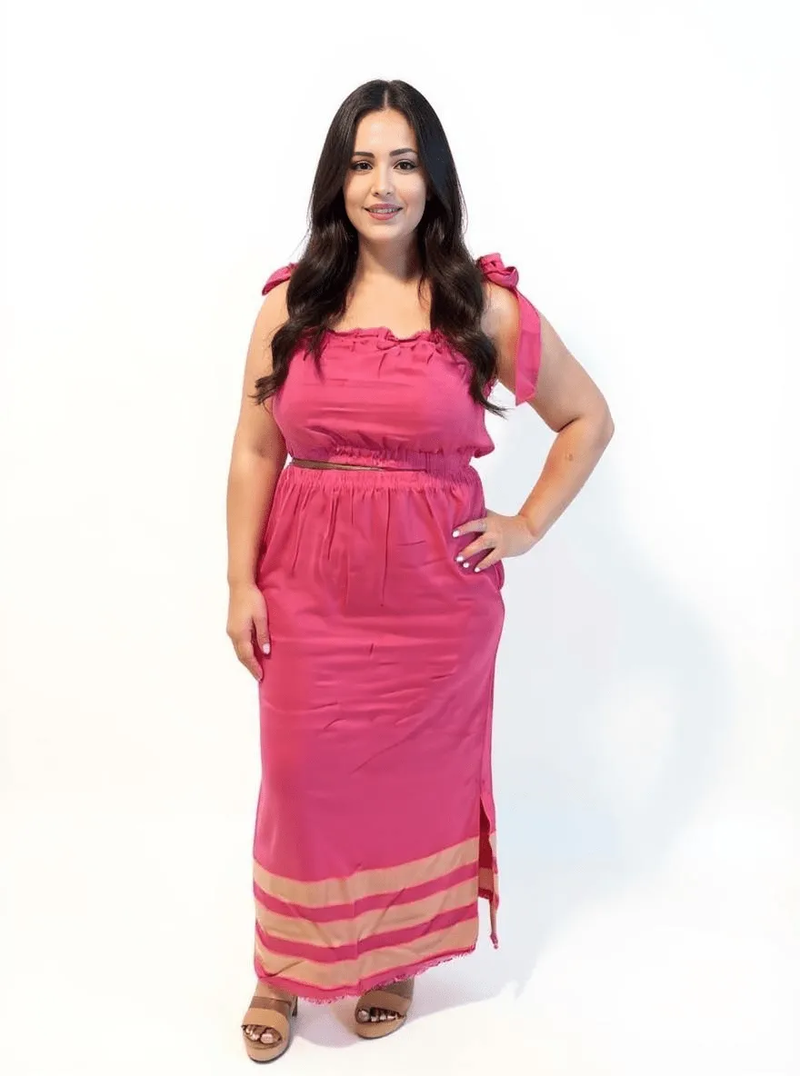 Hawi Skirt - Fuschia sold by Yego product image thumbnail 5