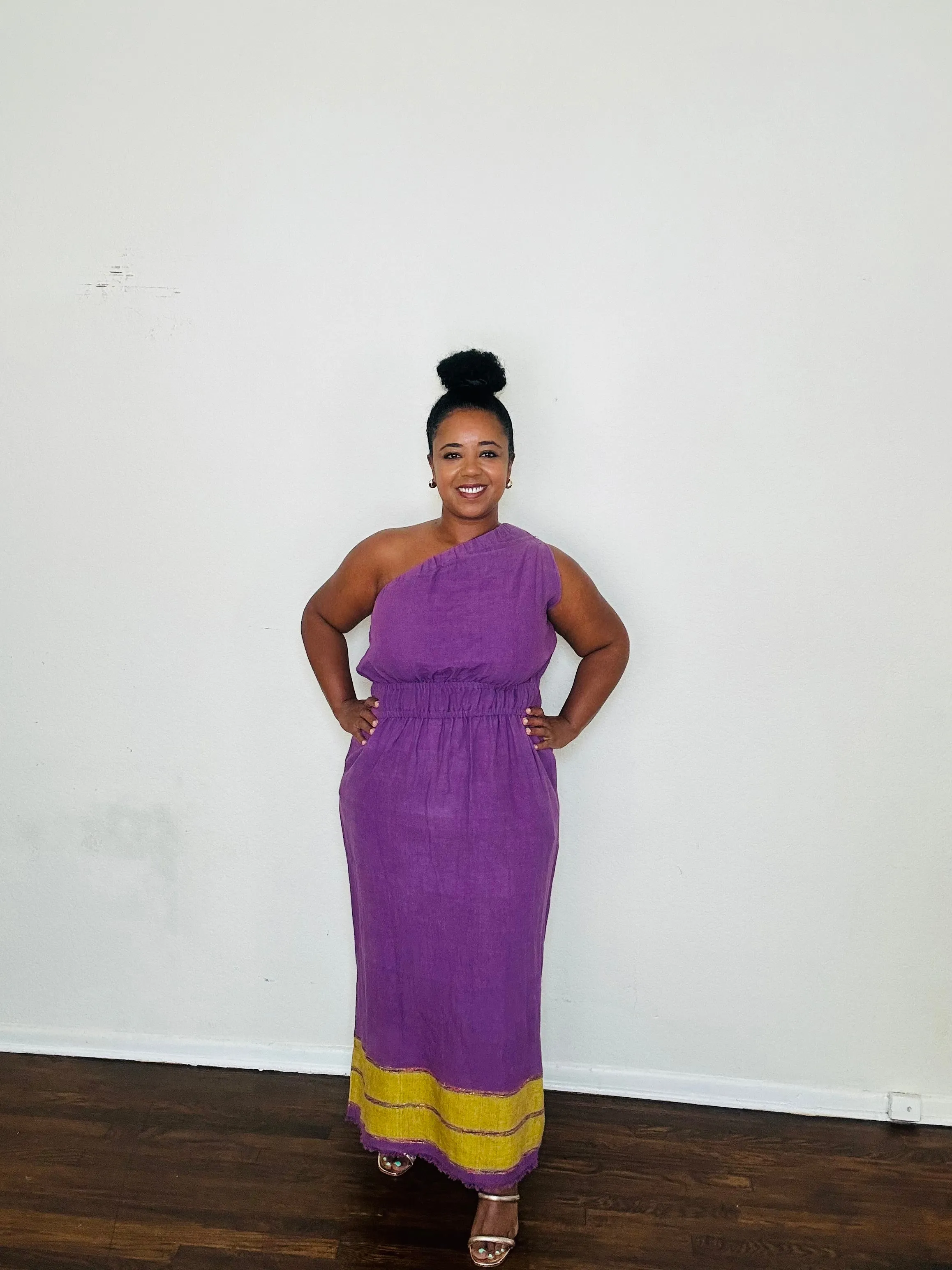 Marye Dress - Crown Violet sold by Yego