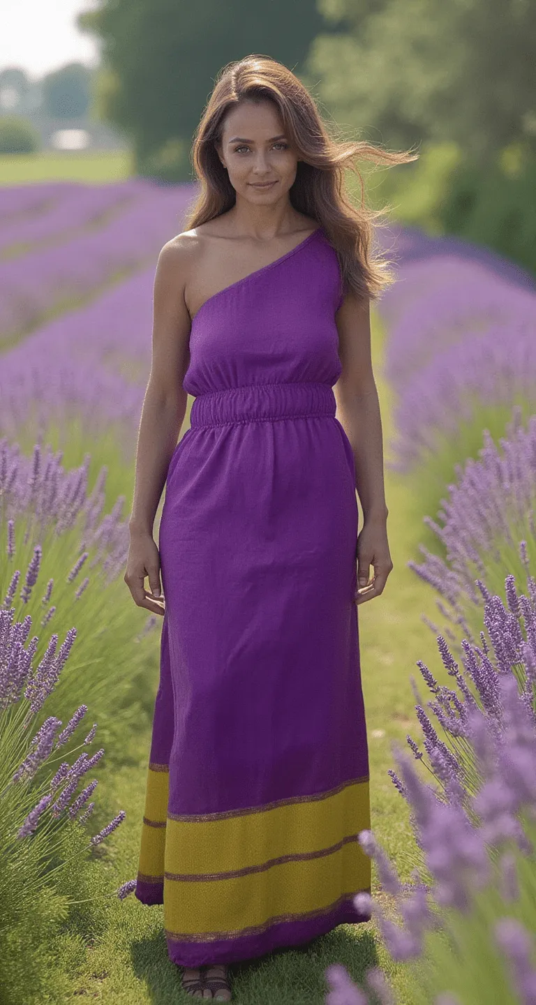 Marye Dress - Crown Violet sold by Yego product image thumbnail 3