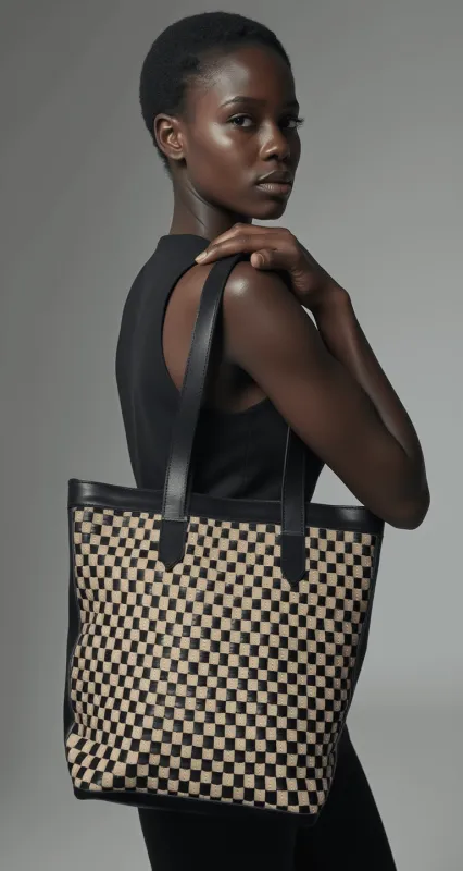 Kosso Tote Bag - Obsidian Dune sold by Yego