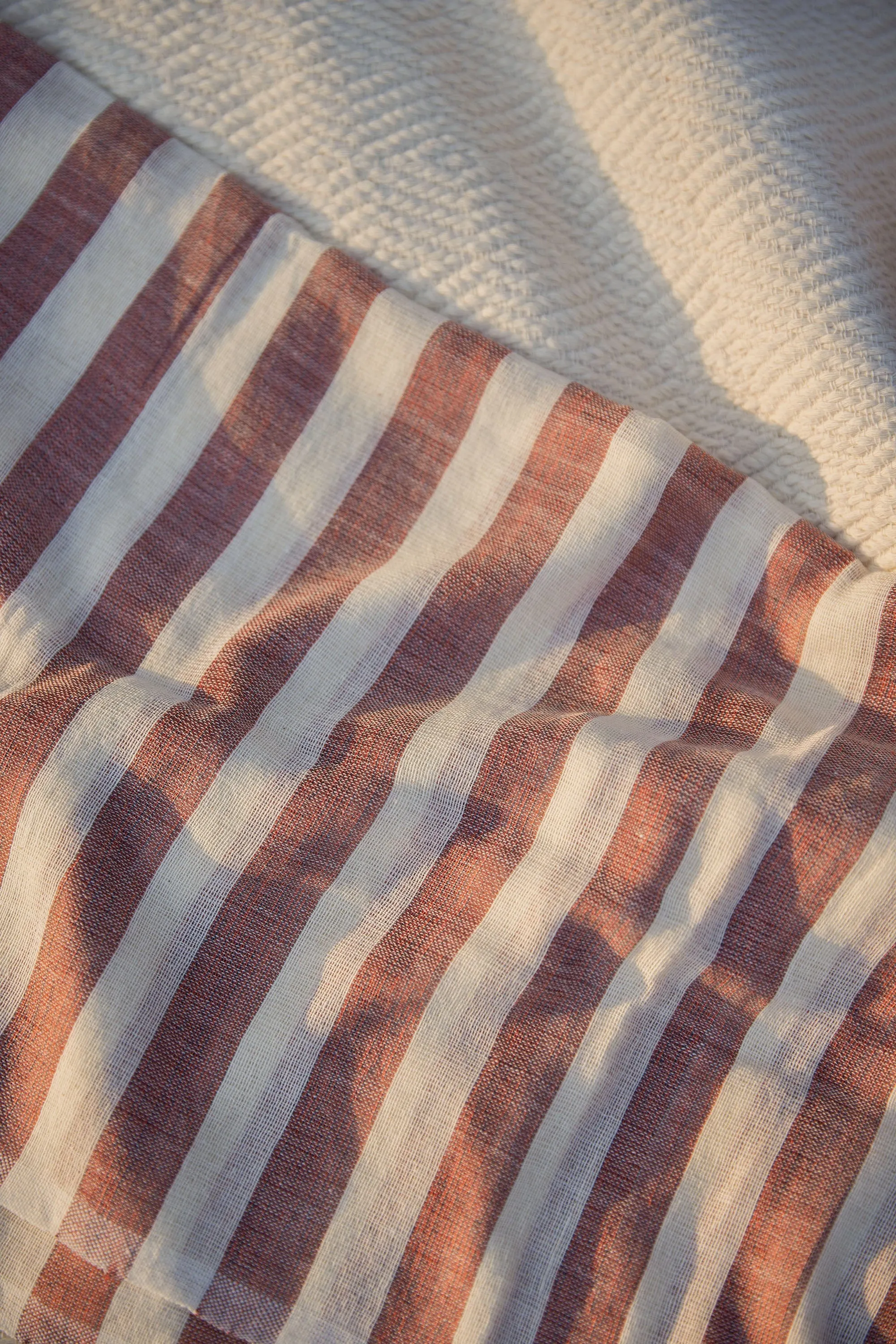 Taci Scarf - Desert Rose Stripe sold by Yego product image thumbnail 2