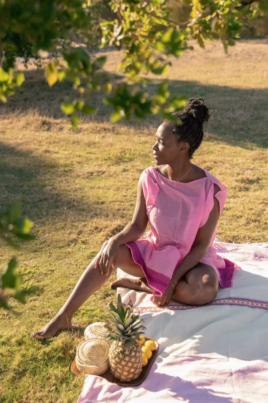 Yaya Top - Hibiscus sold by Yego