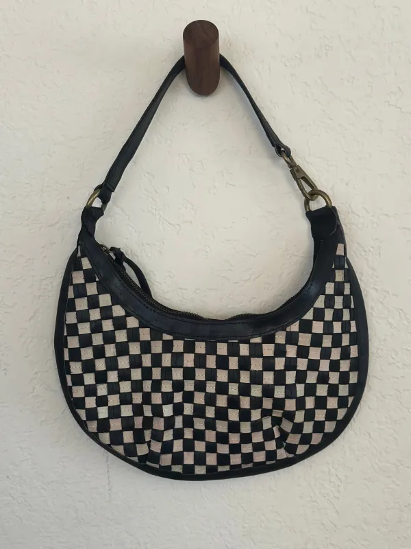 Bella Crescent Shoulder Bag- Salt and Stone sold by Yego