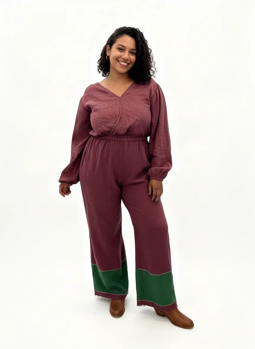 Mahlet Jumpsuit- Berry Kiss sold by Yego product image thumbnail 2