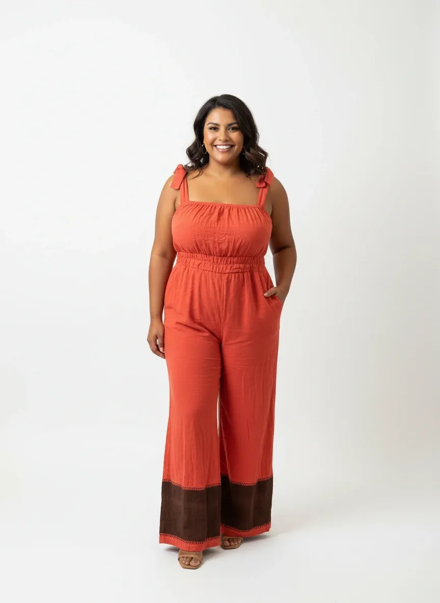 Sebie Jumpsuit- Red Clay sold by Yego product image thumbnail 2