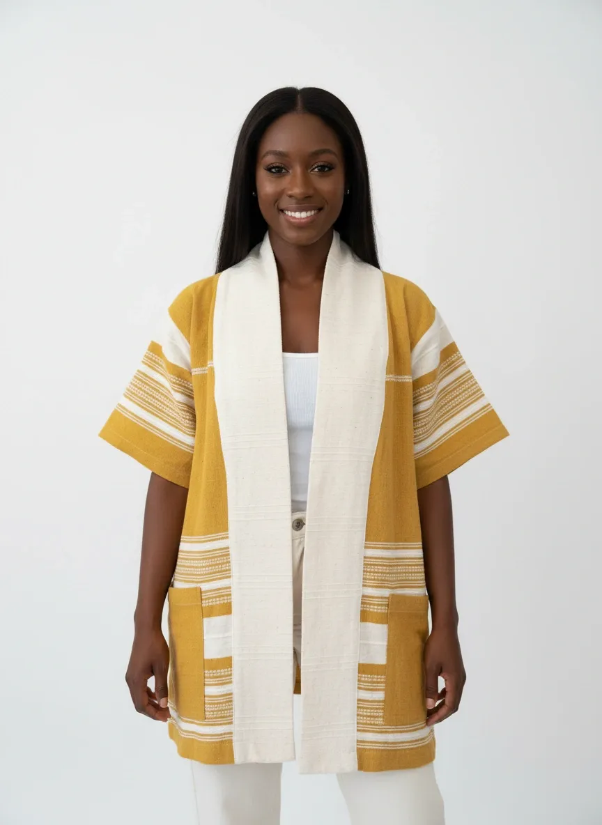 Zelalem Cardi - Saffron sold by Yego product image thumbnail 2
