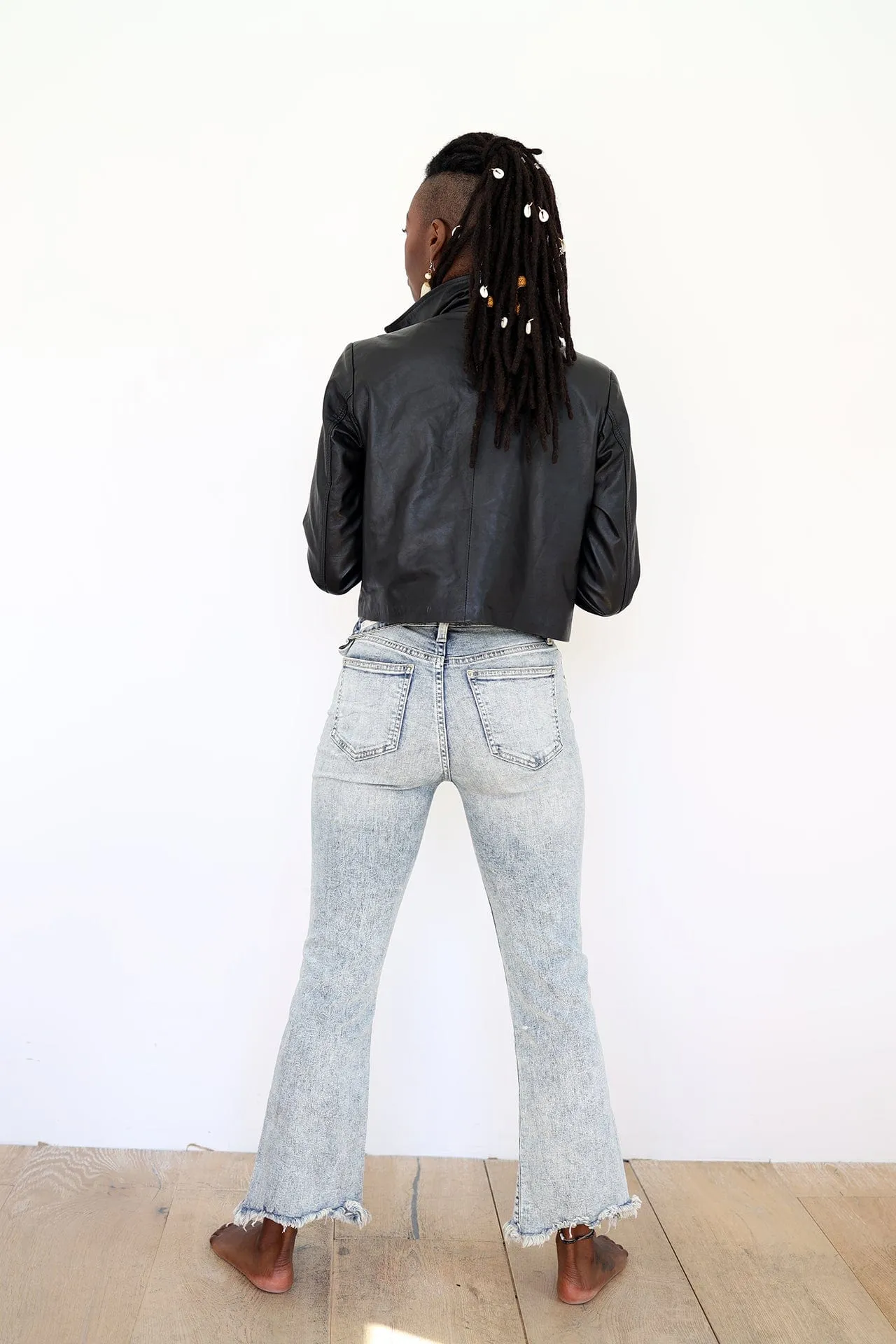 Sara Moto Leather Jacket sold by Yego product image thumbnail 3