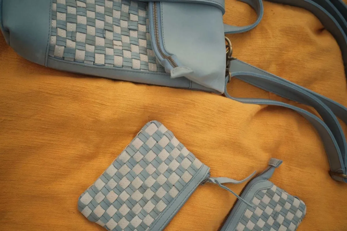 Shashemane Wallet - Blue Nile Mist sold by Yego