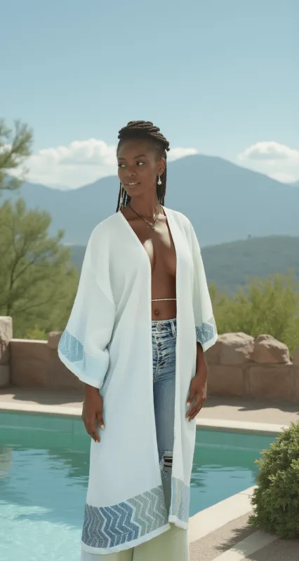 Feven Kimono - Sage made by Yego
