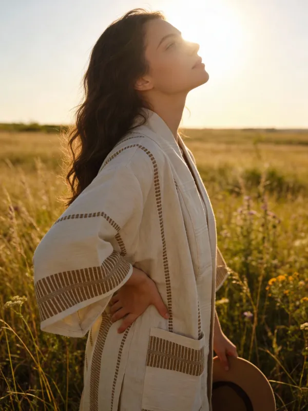 Zelalem Cardi - Stone Grey sold by Yego