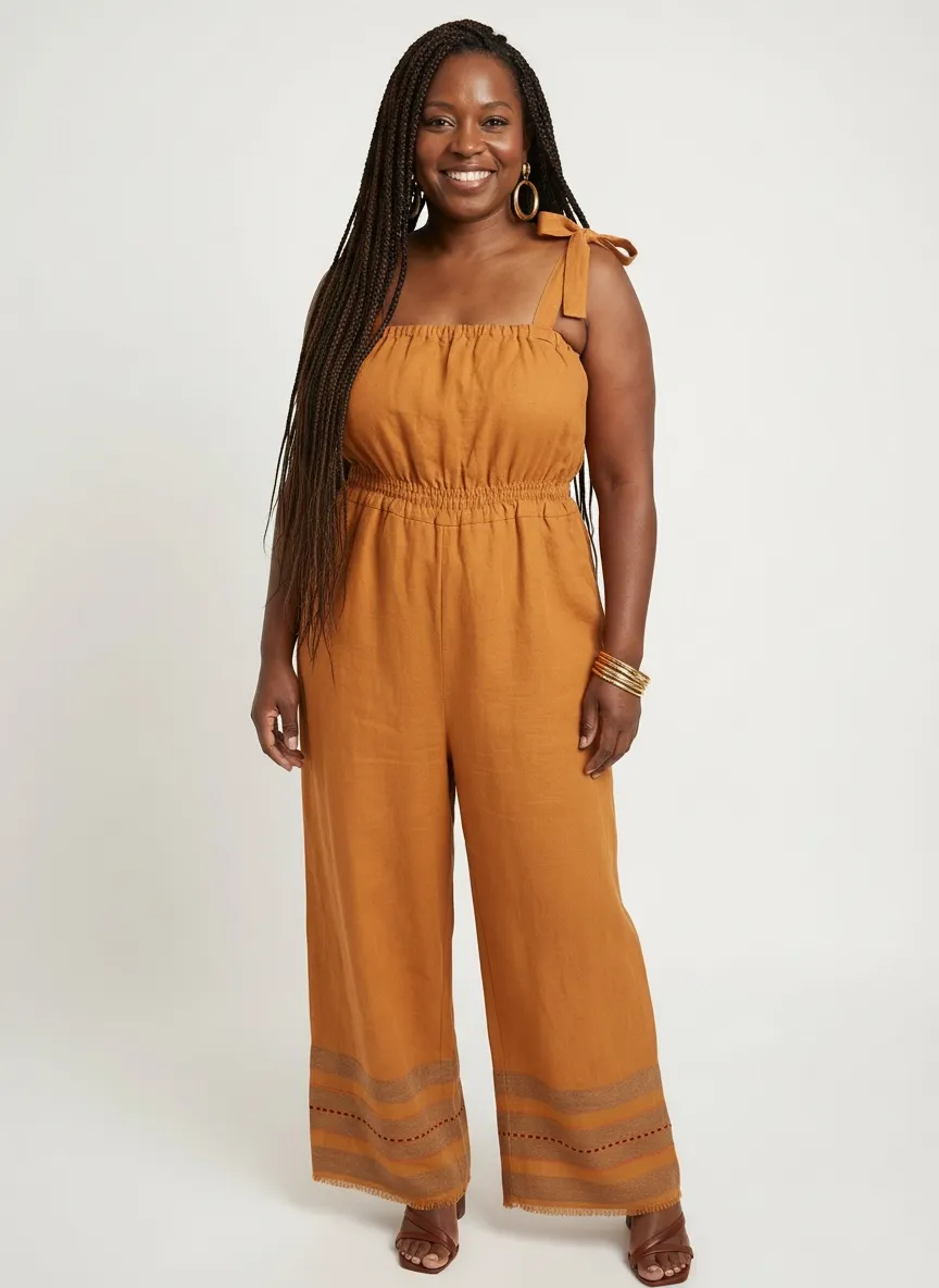 Sebie Jumpsuit- Warm Sienna sold by Yego