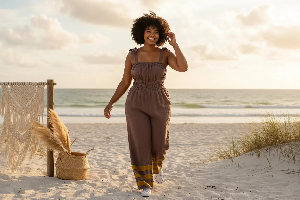 Sebie Jumpsuit- Quiet Earth sold by Yego product image thumbnail 2