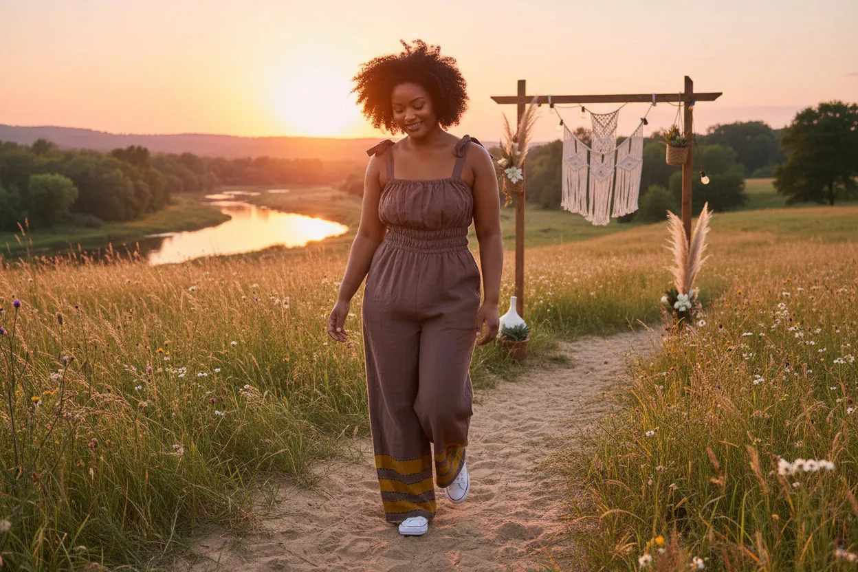 Sebie Jumpsuit- Quiet Earth sold by Yego product image thumbnail 3