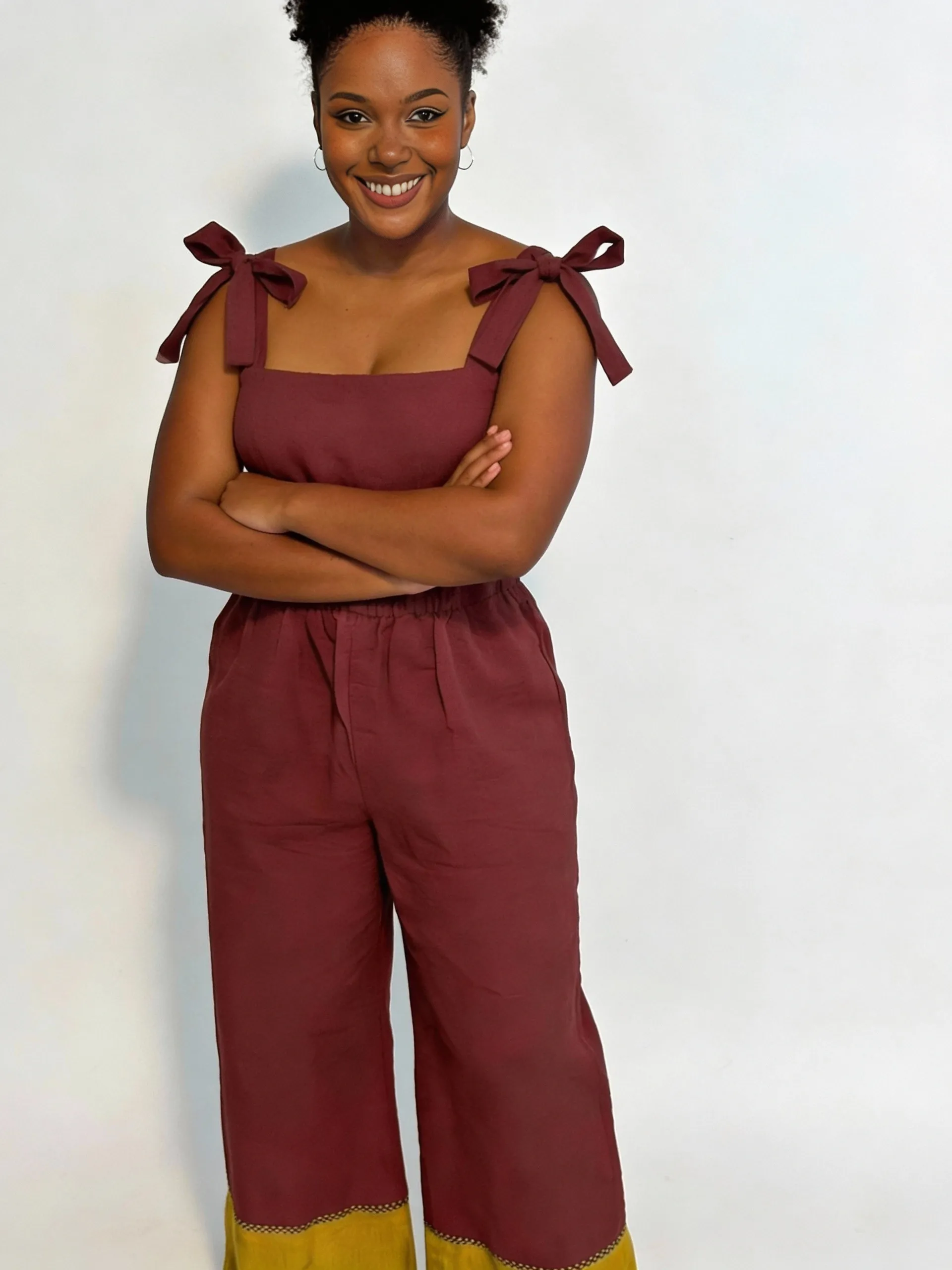 Sebie Jumpsuit- Garnet Plum sold by Yego product image thumbnail 3