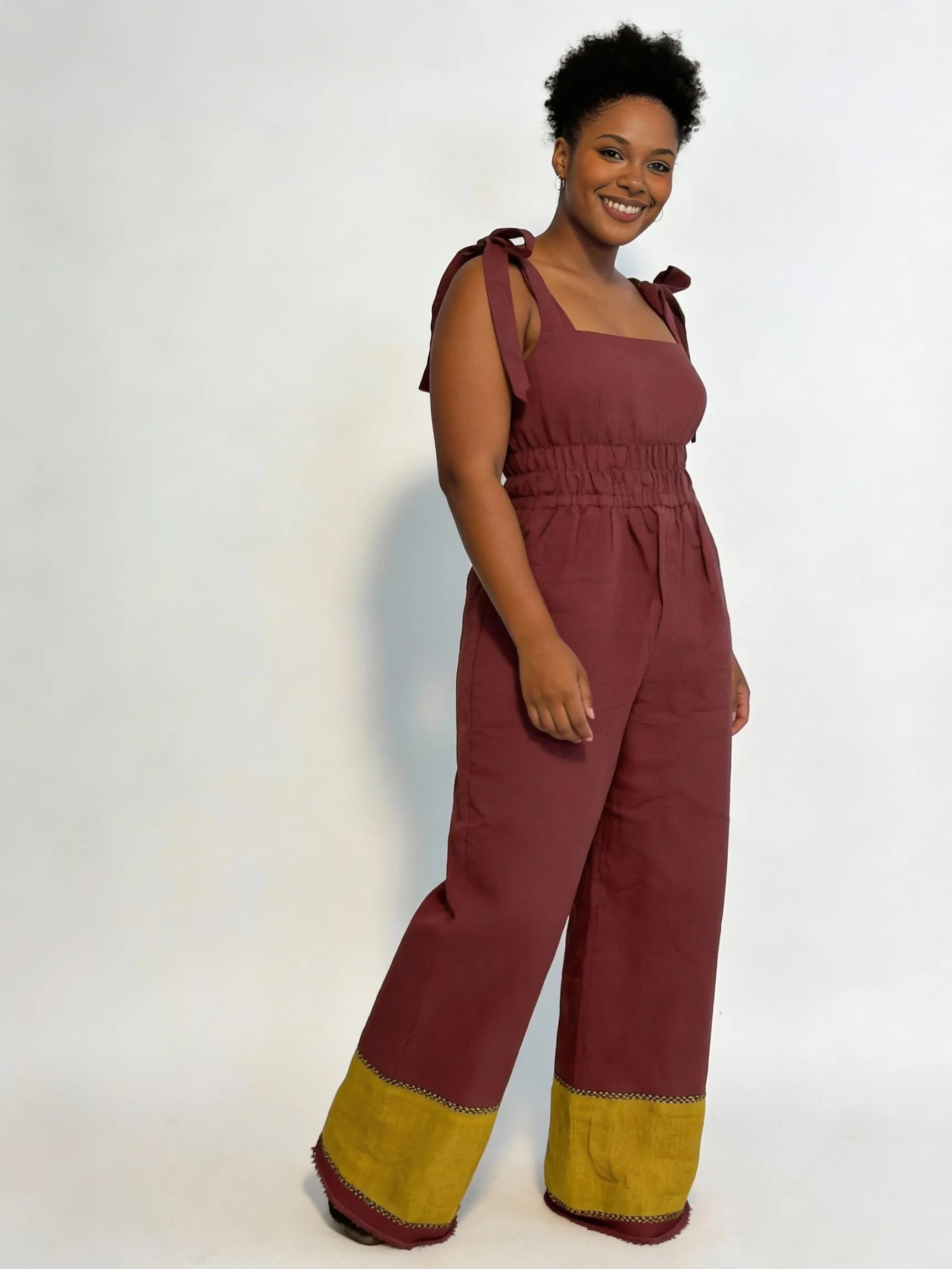 Sebie Jumpsuit- Garnet Plum sold by Yego product image thumbnail 2