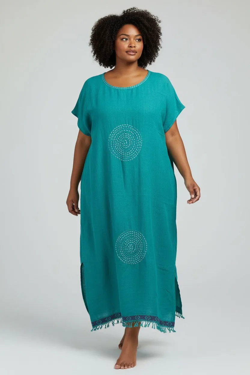 Mahiya Dress- Highland Turquoise sold by Yego product image thumbnail 2