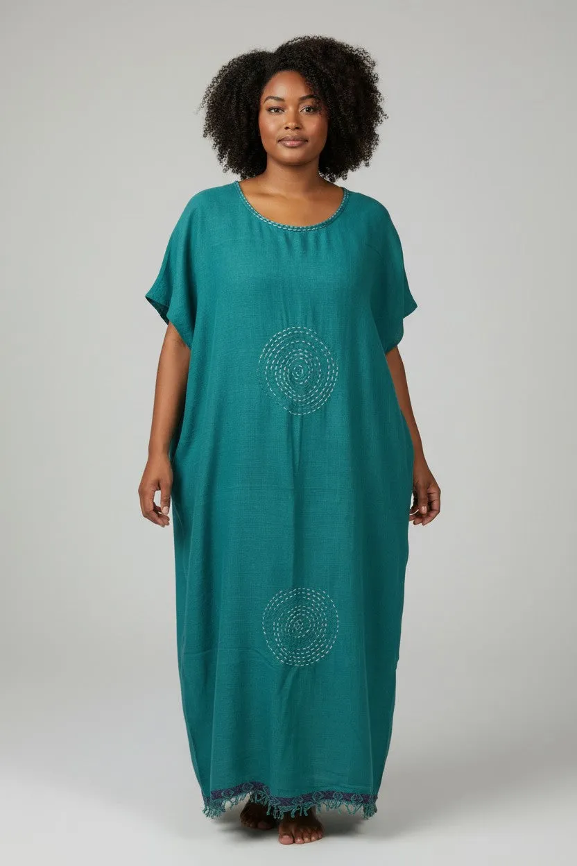 Mahiya Dress- Highland Turquoise sold by Yego product image thumbnail 3