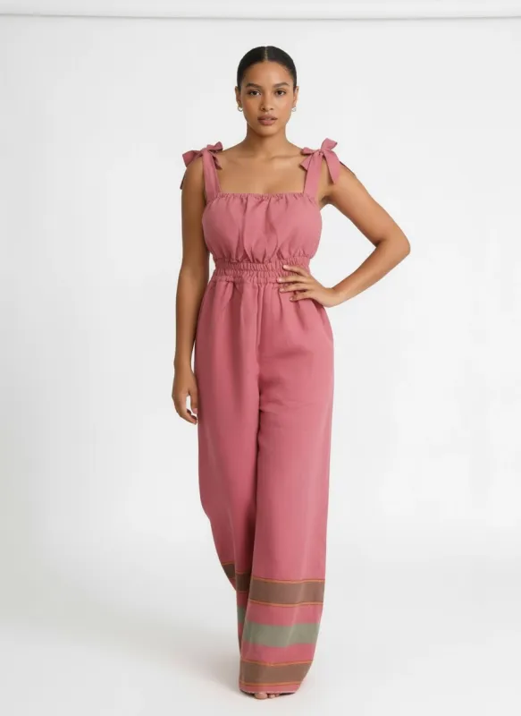 Sebie Jumpsuit- Petal Rose sold by Yego