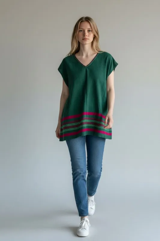 Aluna Top - Sacred Teal made by Yego