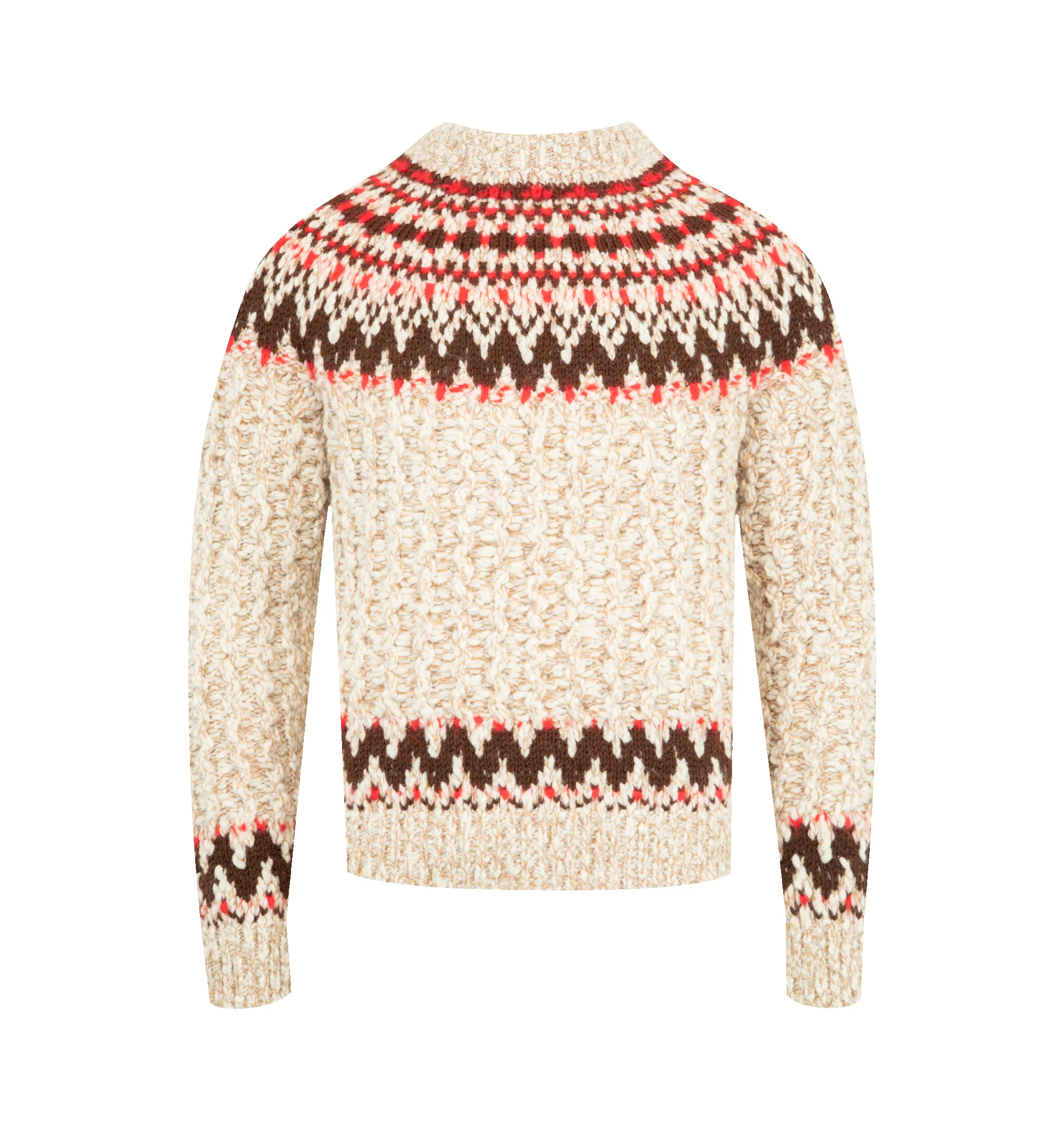 GEOMETRIC JACQUARD SWEATER (MENS) sold by Hirshleifers