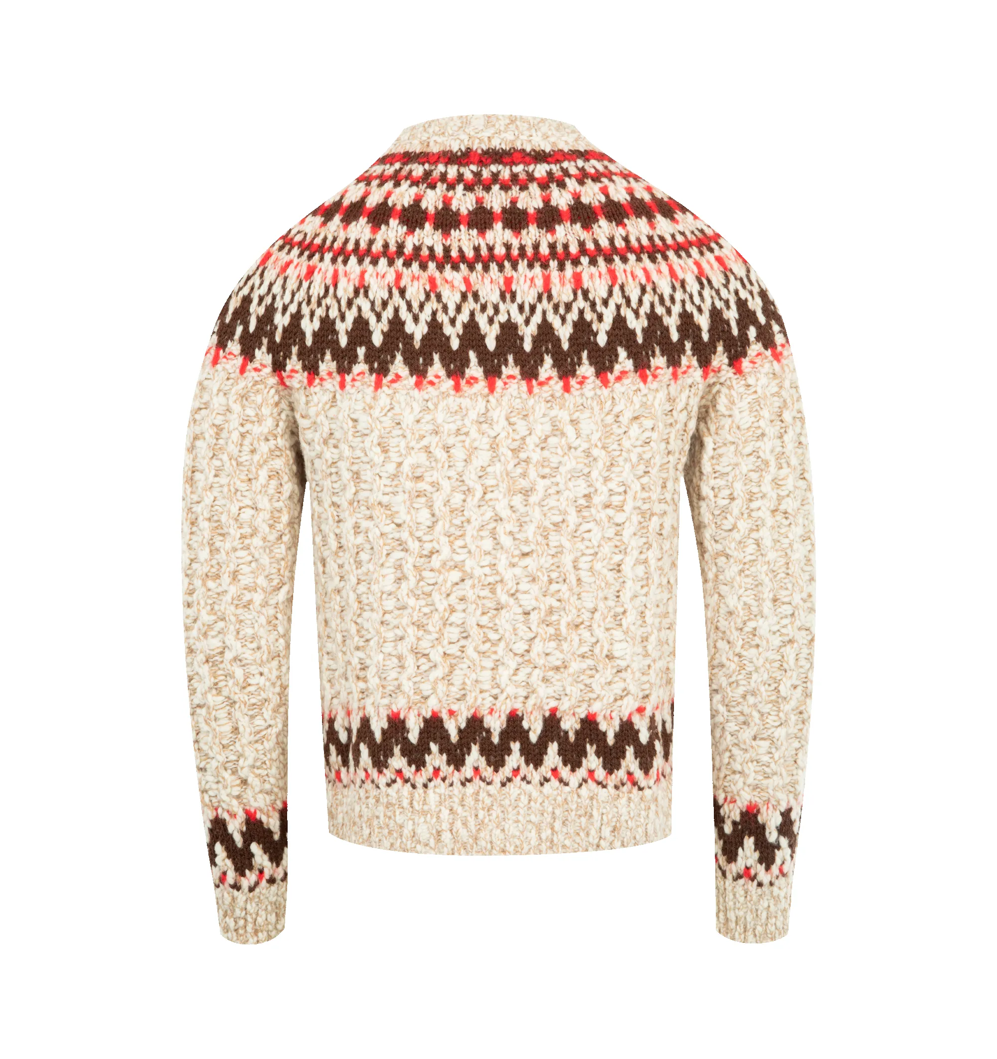 GEOMETRIC JACQUARD SWEATER (MENS) sold by Hirshleifers product image thumbnail 2