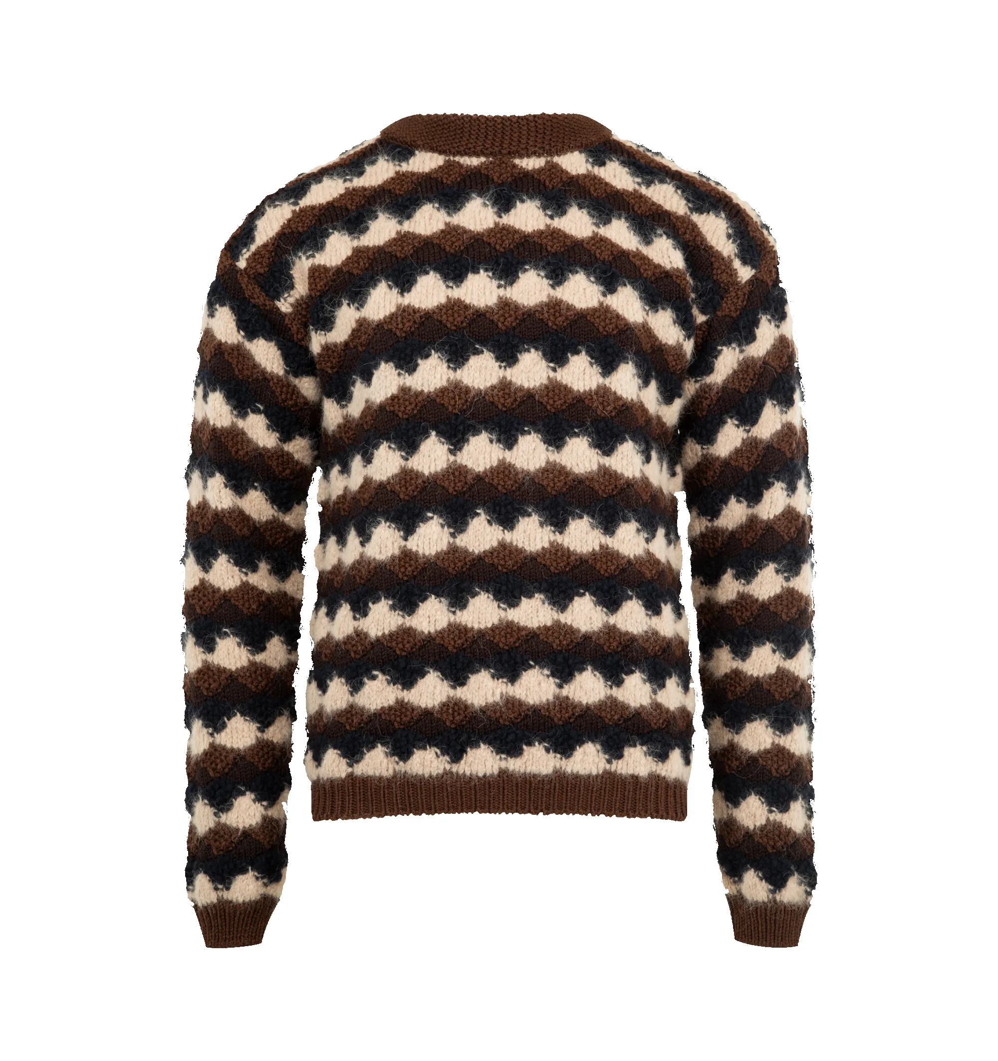 GEOMETRIC JACQUARD SWEATER (MENS) sold by Hirshleifers