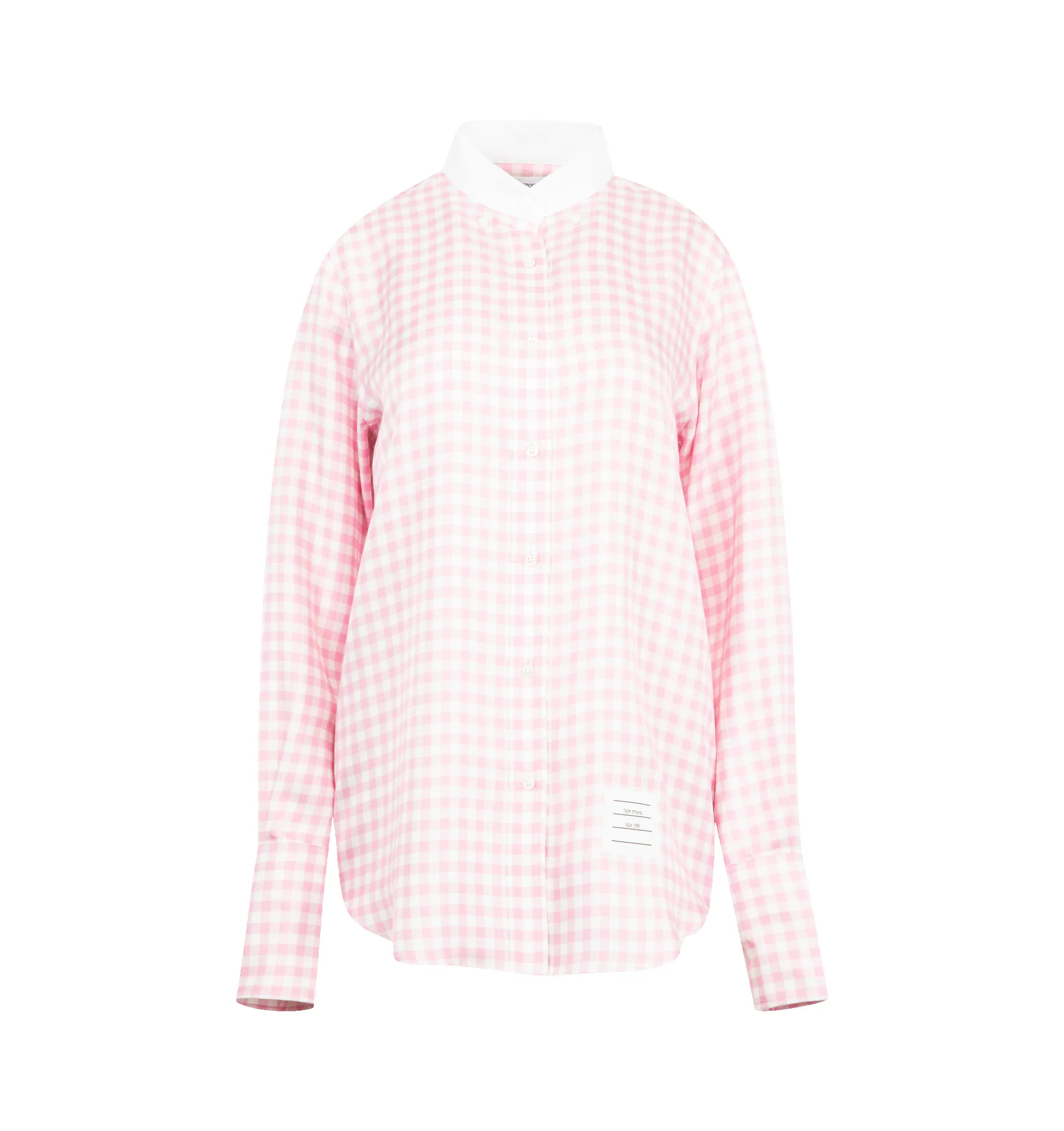 SILK TWILL GINGHAM SHIRT (WOMENS) sold by Hirshleifers product image thumbnail 2