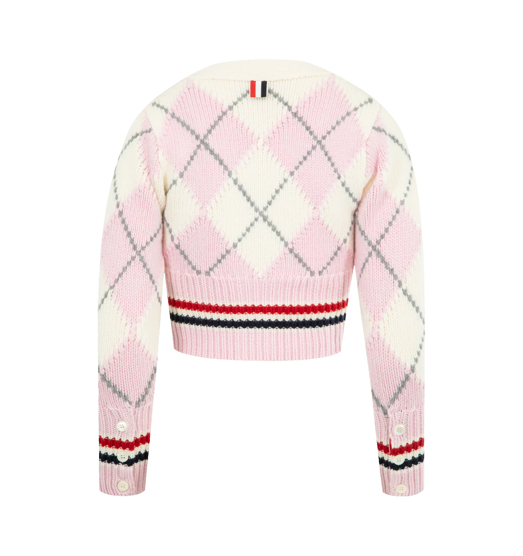 ARGYLE INTARSIA MERINO WOOL CARDIGAN (WOMENS) sold by Hirshleifers product image thumbnail 2