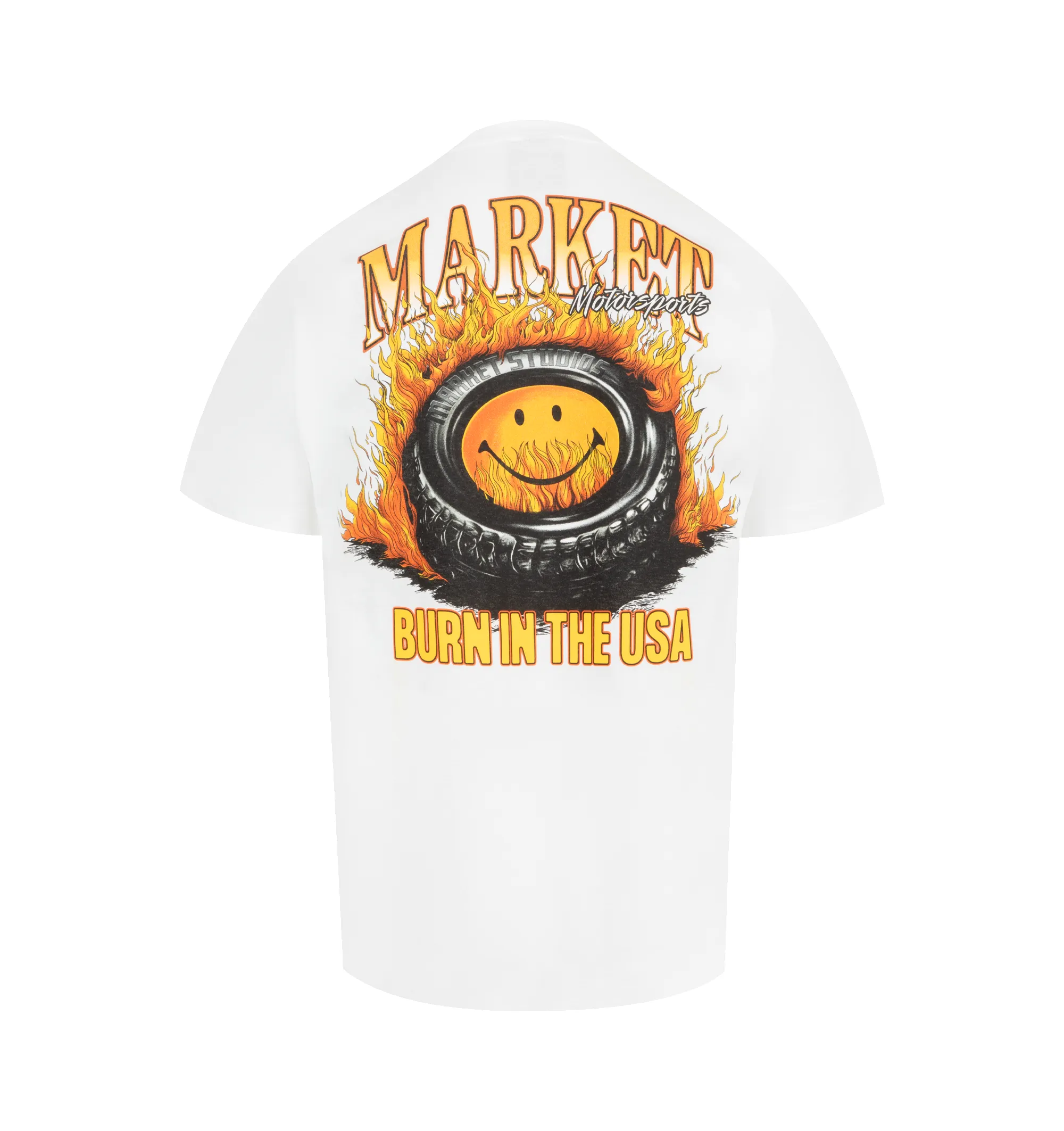 SMILEY BURNT RUBBER T-SHIRT (MENS) sold by Hirshleifers product image thumbnail 2