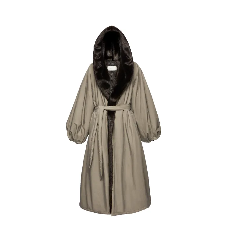 FAUX FUR HOODED COAT (WOMENS) sold by Hirshleifers