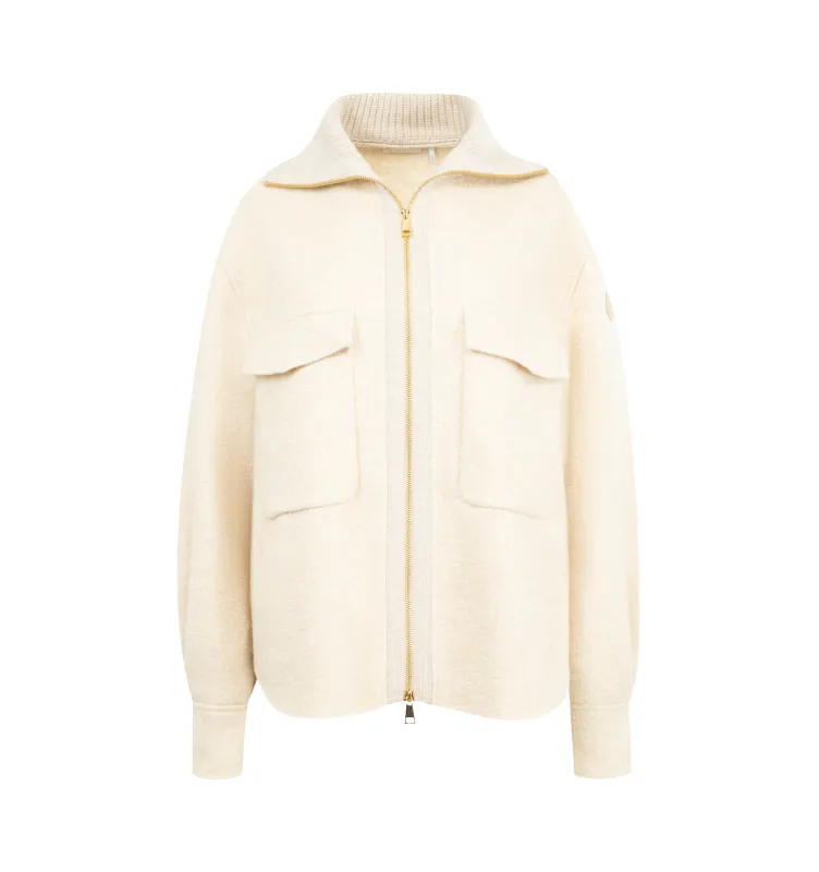 BOUCLE ZIP UP SHIRT (WOMENS) sold by Hirshleifers