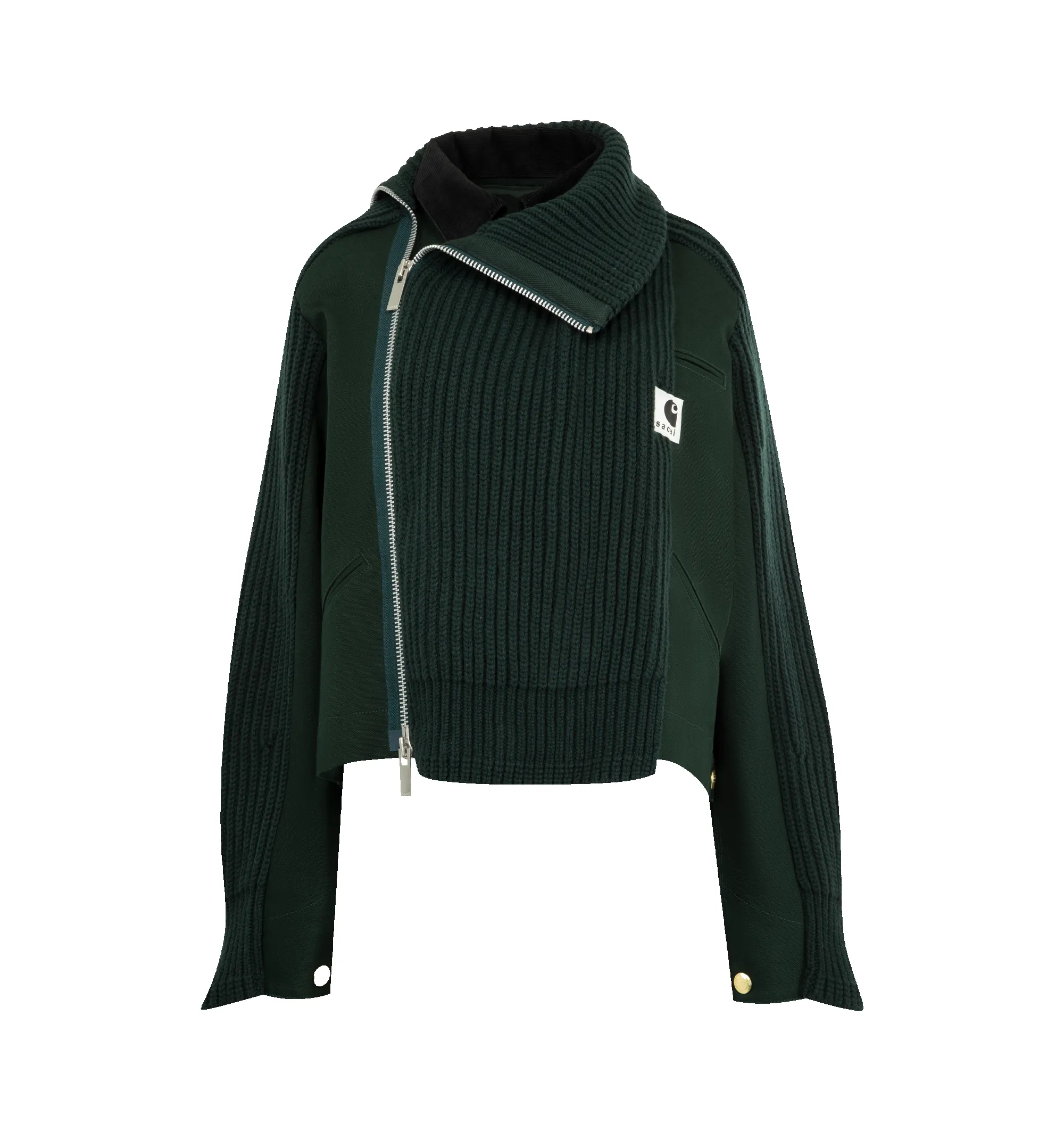 SACAI X CARHARTT WIP DUCK X WOOL KNIT BLOUSON (WOMENS) sold by Hirshleifers