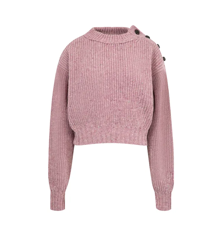 CROPPED MOCK NECK SWEATER (WOMENS) sold by Hirshleifers