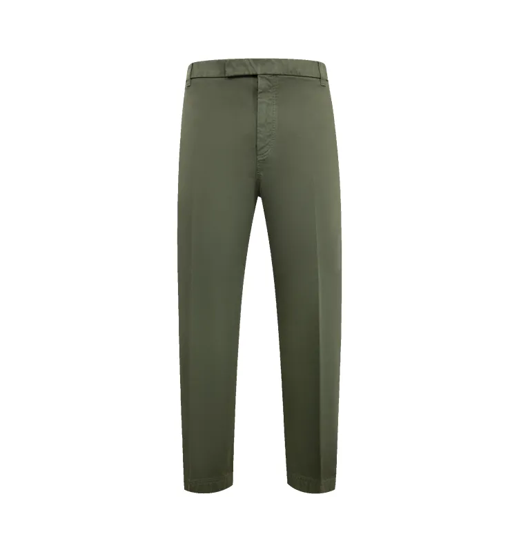 COTTON TWILL UTILITY TROUSER (MENS) made by Thom Browne
