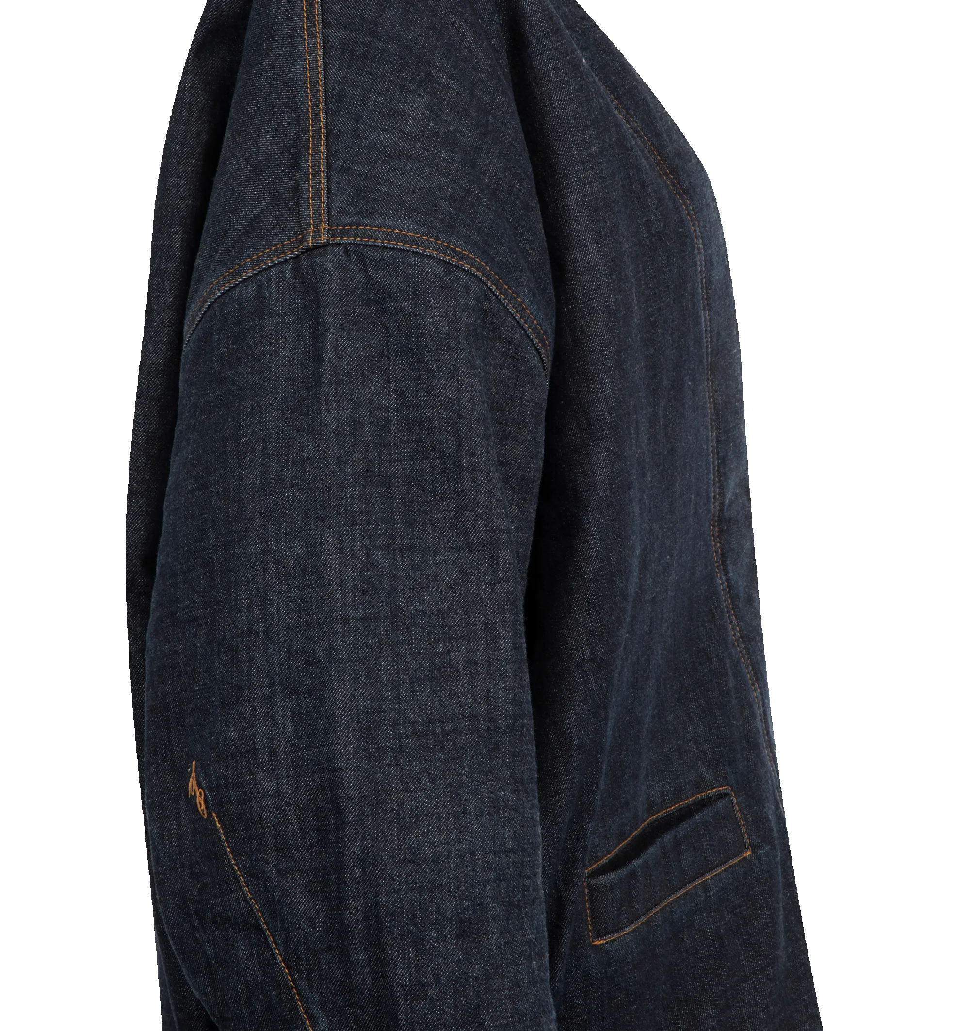 OVERSIZED DENIM CARDIGAN (WOMENS) sold by Hirshleifers product image thumbnail 3