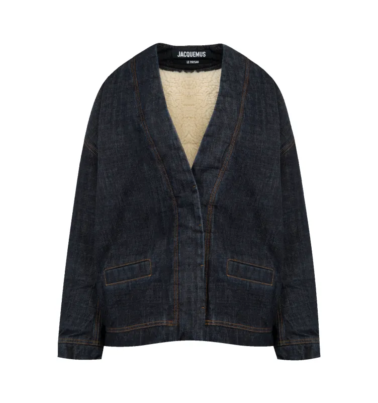 OVERSIZED DENIM CARDIGAN (WOMENS) sold by Hirshleifers