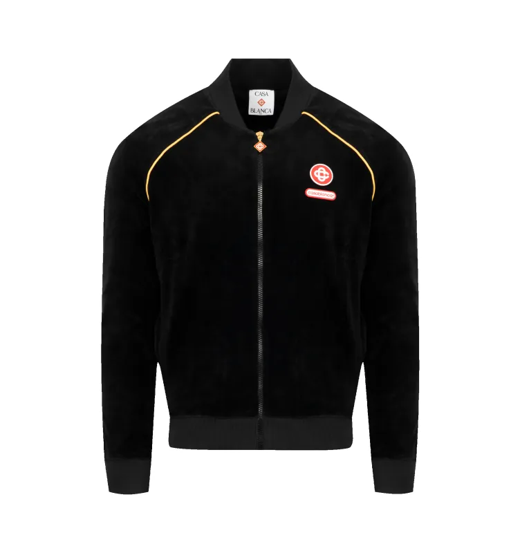 VELOUR TRACK JACKET (MENS) sold by Hirshleifers