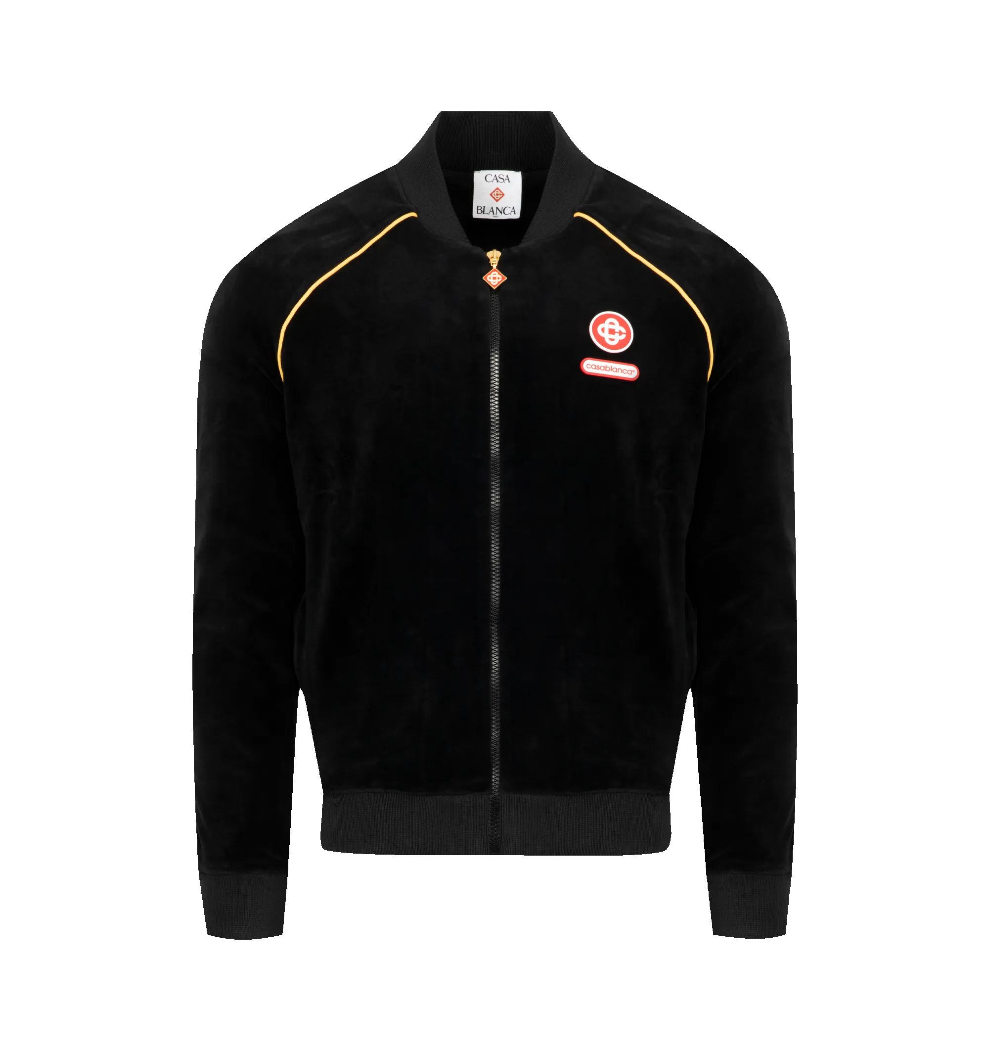 VELOUR TRACK JACKET (MENS) sold by Hirshleifers