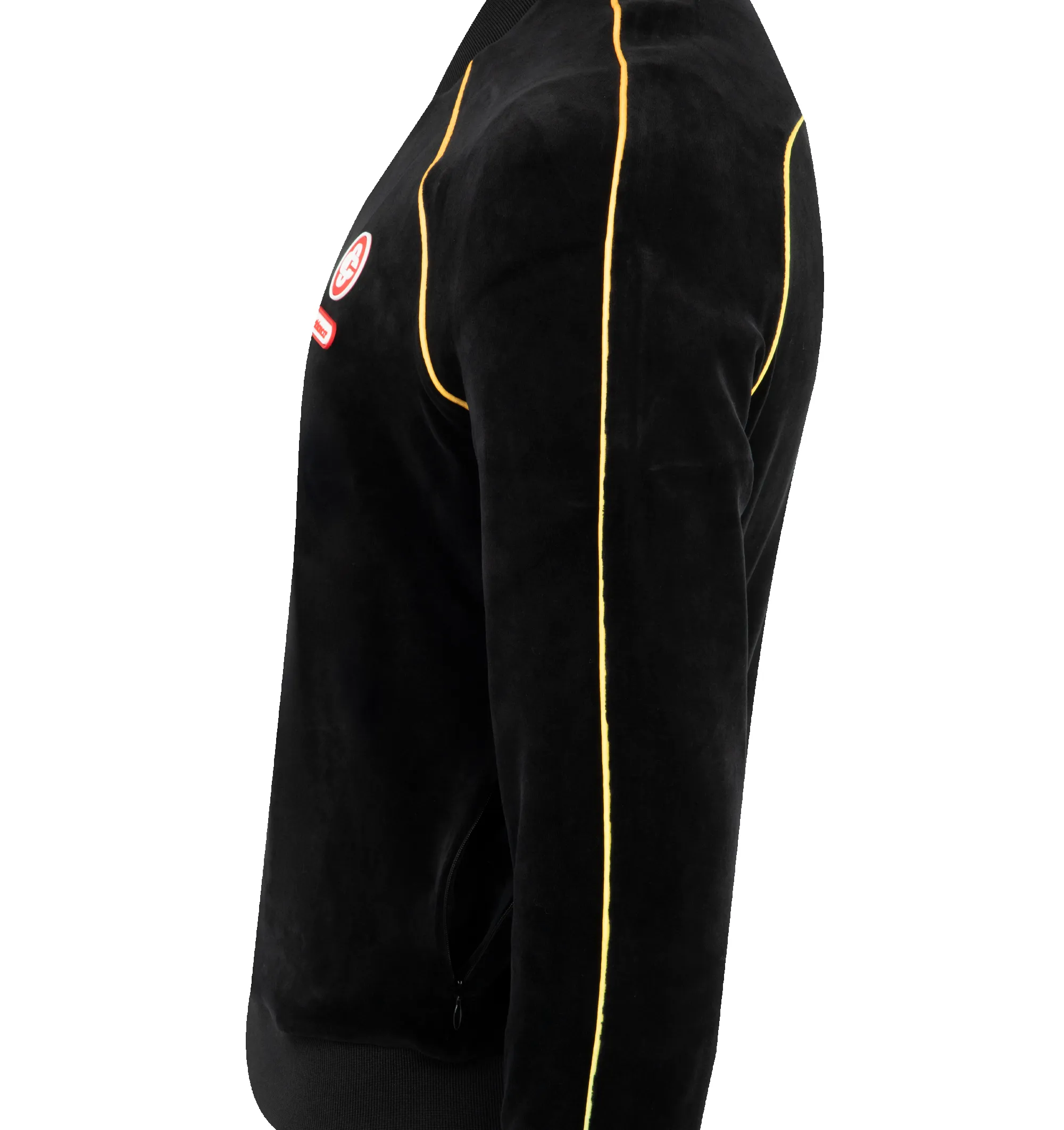 VELOUR TRACK JACKET (MENS) sold by Hirshleifers product image thumbnail 3