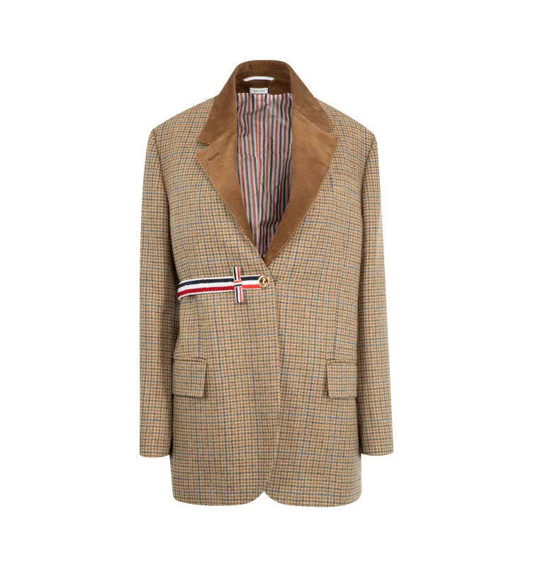 CHECK CHEVIOT TWEED SPORTCOAT (WOMENS) sold by Hirshleifers