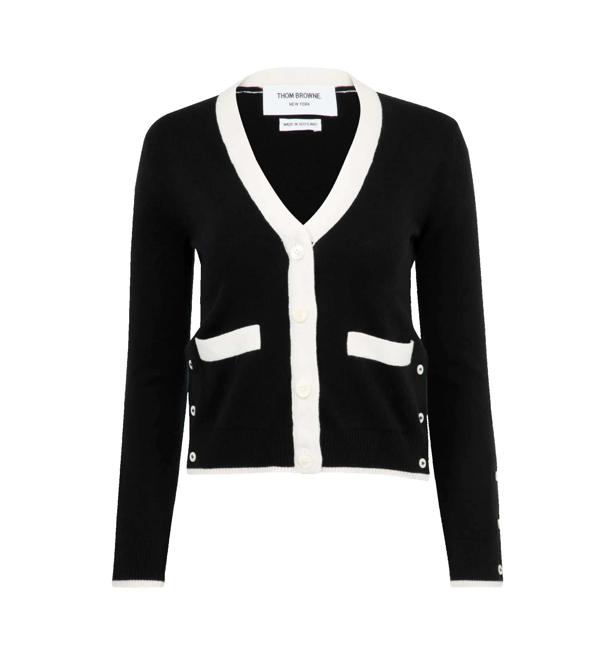 CASHMERE V NECK CARDIGAN (WOMENS) sold by Hirshleifers