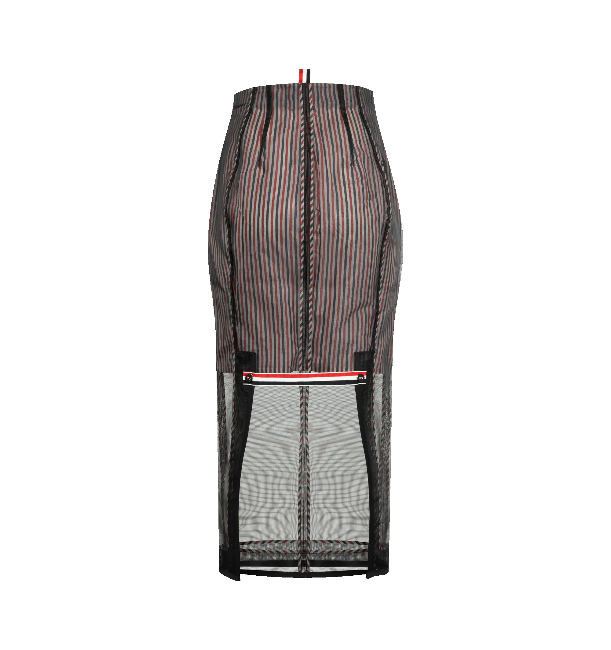 SILK ORGANZA HIGH WAISTED PENCIL SKIRT (WOMENS) sold by Hirshleifers product image thumbnail 2