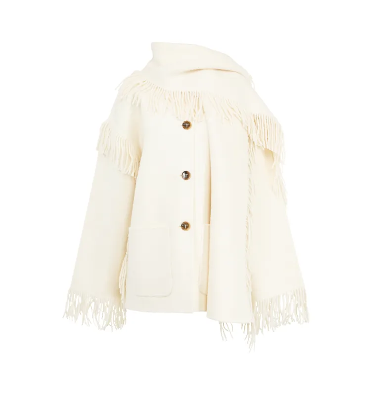 FRINGED SCARF JACKET (WOMENS) sold by Hirshleifers