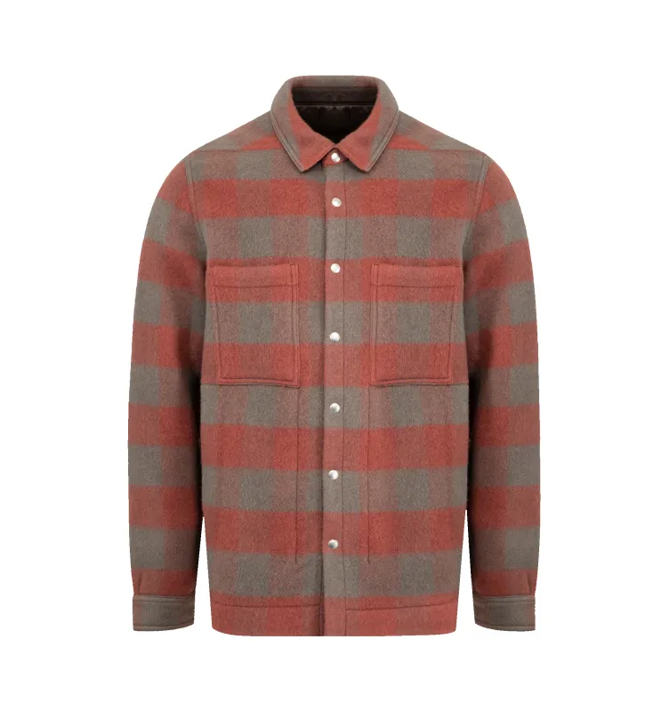 PLAID OUTERSHIRT (MENS) made by Rick Owens