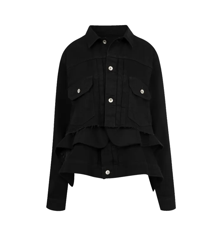 DENIM X WOOL MELTON JACKET (WOMENS) sold by Hirshleifers