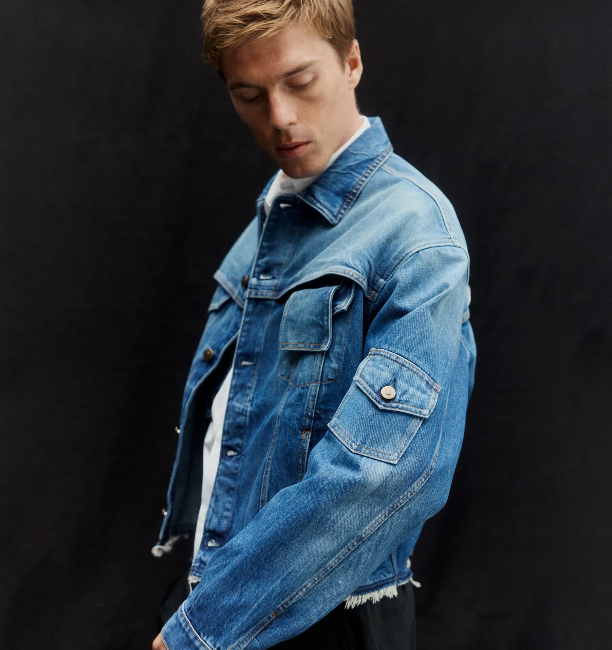 DENIM JACKET (MENS) sold by Hirshleifers product image thumbnail 3