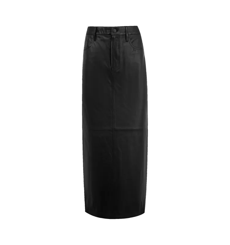 LEATHER COLUMN SKIRT (WOMENS) sold by Hirshleifers