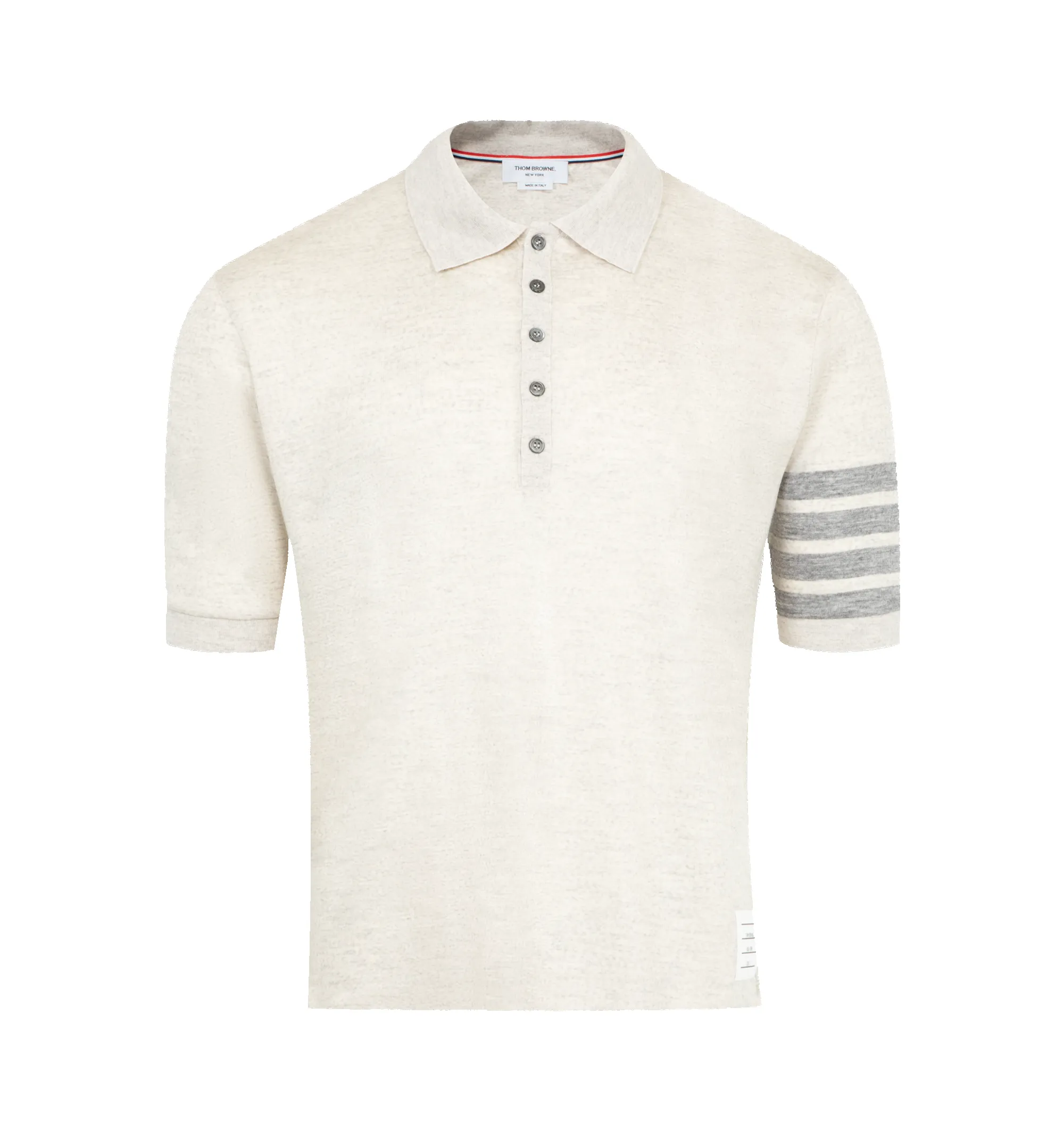 WOOL JERSEY 4 BAR POLO (MENS) sold by Hirshleifers