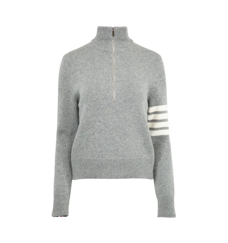 FUNNEL NECK HALF ZIP PULLOVER (WOMENS) sold by Hirshleifers