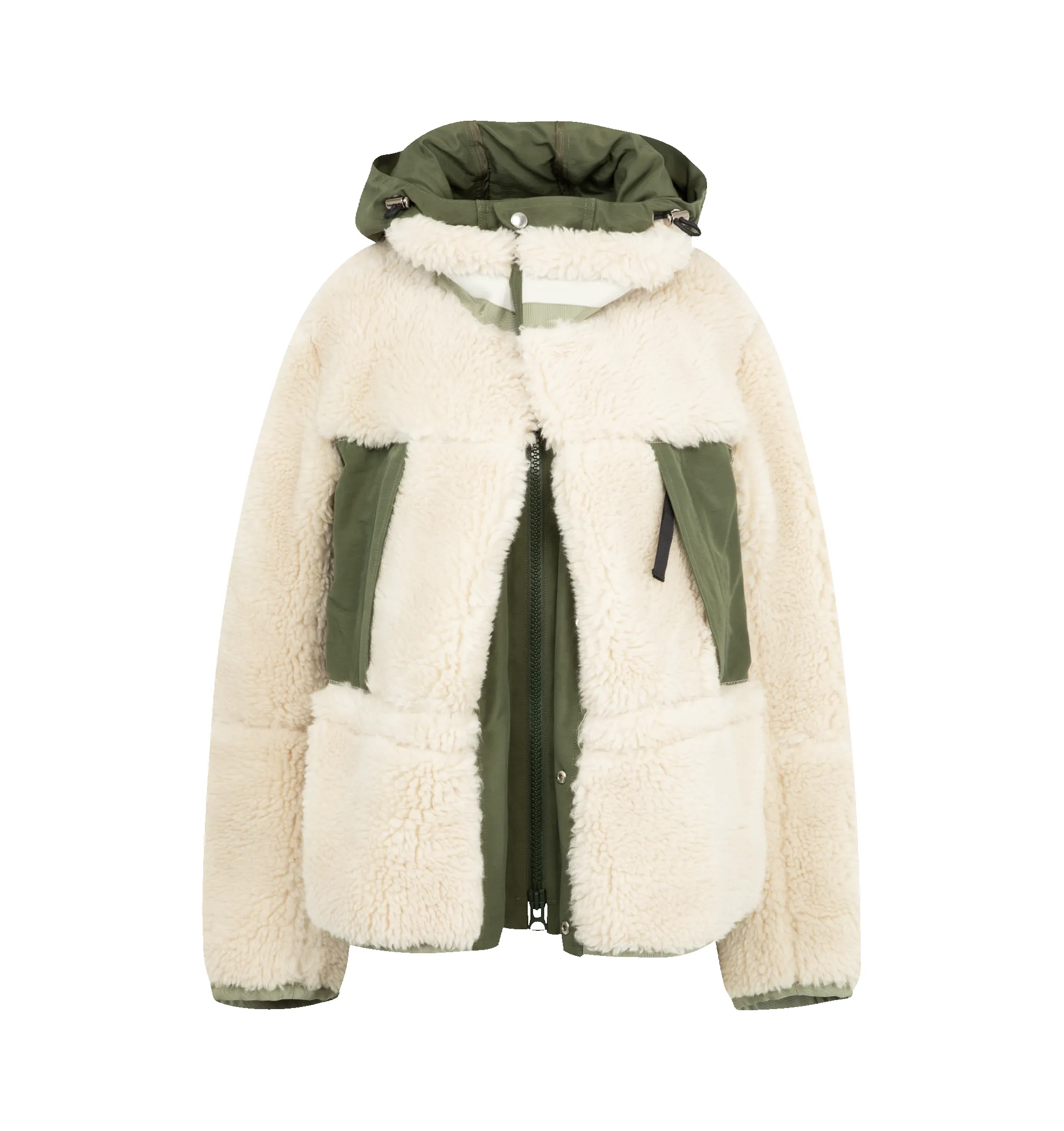 FAUX SHEARLING X GROSGRAIN BLOUSON (WOMENS) sold by Hirshleifers